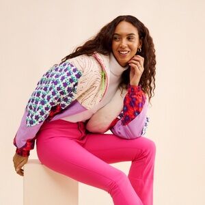 Celia B Mix Media Serra Jacket Size Small New Condition